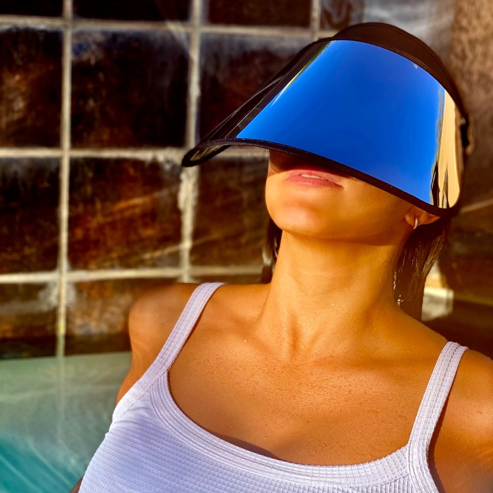 Summer Protective Face Shield Visor Rainbow Mirro… - image 4